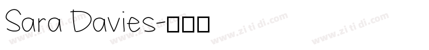 Sara Davies字体转换